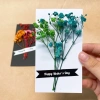 Thiệp hoa khô handmade tặng tình yêu kèm phong thư hoa baby màu ngẫu nhiên - 20.000₫ 5