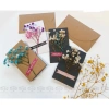 Thiệp hoa khô handmade tặng tình yêu kèm phong thư hoa baby màu ngẫu nhiên - 20.000₫ 8