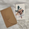 Thiệp hoa khô handmade tặng tình yêu kèm phong thư hoa baby màu ngẫu nhiên - 20.000₫ 10