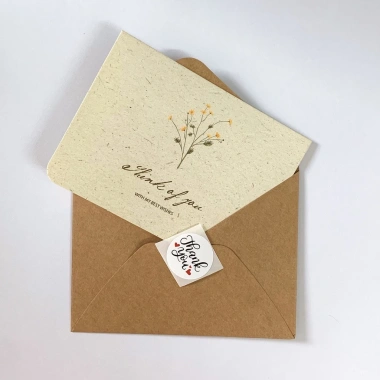 Thiệp kraft vintage cao cấp – Quà tặng sang trọng sinh nhật, Valentine, 8/3, 20/10, 20/11 – Giá chỉ 10.000 VND