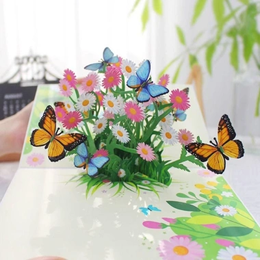 Thiệp Ngày Giáo Viên JEROMY 3D Bướm Nhiều Màu Chúc Mừng Biết Ơn 95.904 VND 4