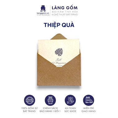 Thiệp quà giấy Kraft cao cấp Vintage - cảm ơn, sinh nhật, Valentine 14/2, 8/3, 20/10 - 50.000đ