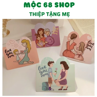 Thiệp quà tặng đa dịp 14/2, 8/3, Valentine - Giá sỉ 90.000, chất lượng Mộc 68
