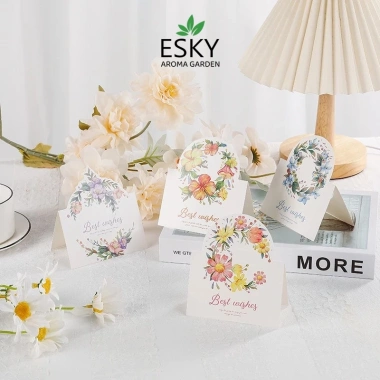 Thiệp Quà Tặng ESKY Aroma Garden – Thiệp Hoa Trang Trí Decor Chúc Mừng và Cảm Ơn, Giá ưu đãi 15.000 VND 2 Thiệp Quà Tặng ESKY Aroma Garden – Thiệp Hoa Trang Trí Decor Chúc Mừng và Cảm Ơn, Giá ưu đãi 15.000 VND 2