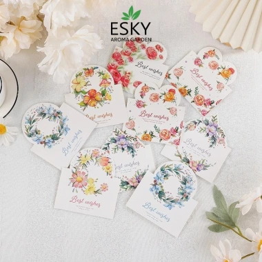 Thiệp Quà Tặng ESKY Aroma Garden – Thiệp Hoa Trang Trí Decor Chúc Mừng và Cảm Ơn, Giá ưu đãi 15.000 VND 3 Thiệp Quà Tặng ESKY Aroma Garden – Thiệp Hoa Trang Trí Decor Chúc Mừng và Cảm Ơn, Giá ưu đãi 15.000 VND 3