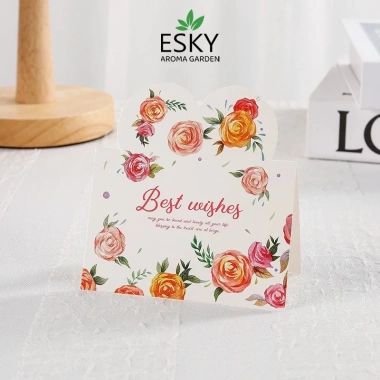 Thiệp Quà Tặng ESKY Aroma Garden – Thiệp Hoa Trang Trí Decor Chúc Mừng và Cảm Ơn, Giá ưu đãi 15.000 VND 4 Thiệp Quà Tặng ESKY Aroma Garden – Thiệp Hoa Trang Trí Decor Chúc Mừng và Cảm Ơn, Giá ưu đãi 15.000 VND 4