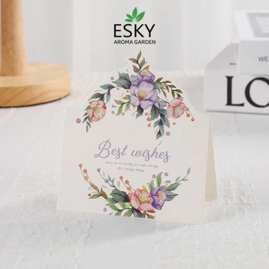 Thiệp Quà Tặng ESKY Aroma Garden – Thiệp Hoa Trang Trí Decor Chúc Mừng và Cảm Ơn, Giá ưu đãi 15.000 VND 6 Thiệp Quà Tặng ESKY Aroma Garden – Thiệp Hoa Trang Trí Decor Chúc Mừng và Cảm Ơn, Giá ưu đãi 15.000 VND 6