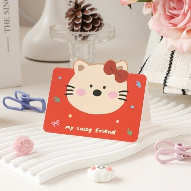 Thiệp quà tặng sinh nhật mini để bàn hình thú cute phong cách Hàn Quốc 8.000 VND 6