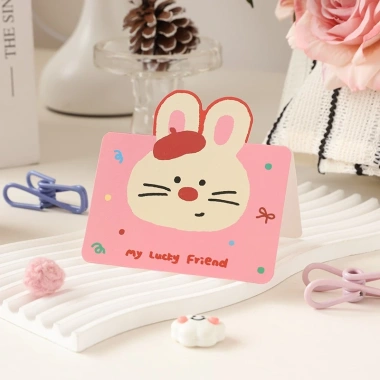 Thiệp quà tặng sinh nhật mini để bàn hình thú cute phong cách Hàn Quốc 8.000 VND 9