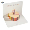 Thiệp Sinh Nhật 3D B&N Thẻ Bánh Hoa Ngộ Nghĩnh, Phong Bì Greeg Cho Nữ Trẻ Em