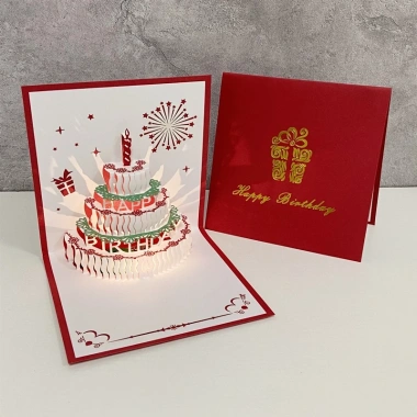 Thiệp Sinh Nhật 3D Có Nhạc Đèn Hình Bánh Gato Happy Birthday - Giá Ưu Đãi 73.500₫ 4 Thiệp Sinh Nhật 3D Có Nhạc Đèn Hình Bánh Gato Happy Birthday - Giá Ưu Đãi 73.500₫ 4