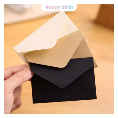 Thiệp sinh nhật combo 20 phong bì vintage giấy kraft - Lời chúc giáng sinh - The Happy Birds giá 22.000đ