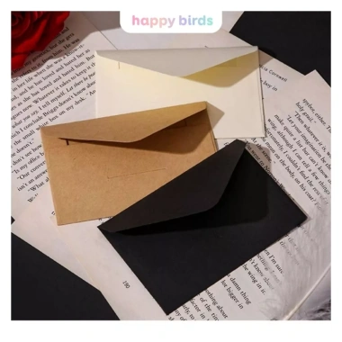 Thiệp sinh nhật combo 20 phong bì vintage giấy kraft - Lời chúc giáng sinh - The Happy Birds giá 22.000đ