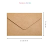 Thiệp sinh nhật combo 20 phong bì vintage giấy kraft - Lời chúc giáng sinh - The Happy Birds giá 22.000đ 9