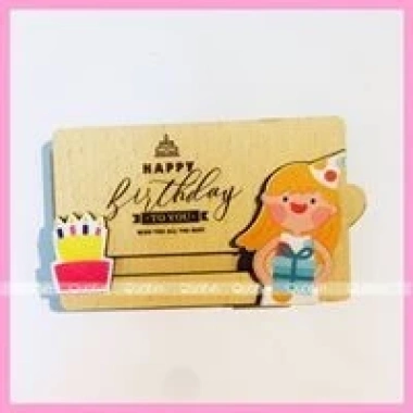 Thiệp Sinh Nhật Handmade Gỗ 3 Lớp Chuyển Động Độc Đáo Giá 30.000₫ 4 Thiệp Sinh Nhật Handmade Gỗ 3 Lớp Chuyển Động Độc Đáo Giá 30.000₫ 4