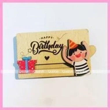 Thiệp Sinh Nhật Handmade Gỗ 3 Lớp Chuyển Động Độc Đáo Giá 30.000₫ 7 Thiệp Sinh Nhật Handmade Gỗ 3 Lớp Chuyển Động Độc Đáo Giá 30.000₫ 7