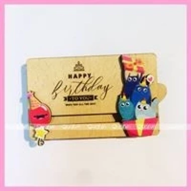 Thiệp Sinh Nhật Handmade Gỗ 3 Lớp Chuyển Động Độc Đáo Giá 30.000₫ 8 Thiệp Sinh Nhật Handmade Gỗ 3 Lớp Chuyển Động Độc Đáo Giá 30.000₫ 8