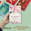Thiệp Tết cao cấp size Đỏ chúc mừng năm mới kèm phong bì - Diệp Lạc, giá 24.030₫ 8