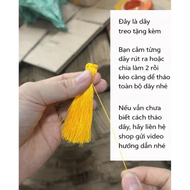 Thiệp treo cây - Combo 100 thiệp đỏ may mắn kèm dây treo, giá ưu đãi 19.000₫