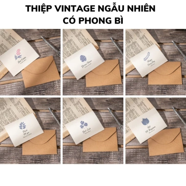 Thiệp Vintage bì Kraft thiệp quà tặng sinh nhật handmade - Giá ưu đãi 27.000đ 10 Thiệp Vintage bì Kraft thiệp quà tặng sinh nhật handmade - Giá ưu đãi 27.000đ 10