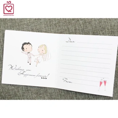 Thiệp vuông gấp Chúc Mừng Đám Cưới - Quà Tặng Wedding Giá Chỉ 17.100 VNĐ 2