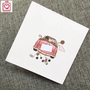 Thiệp vuông gấp Chúc Mừng Đám Cưới - Quà Tặng Wedding Giá Chỉ 17.100 VNĐ 3