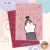 Thiệp Will You Meow Me - Thiệp cầu hôn dáng yêu, thiệp dịp đặc biệt từ Plan With Prey Studio, giảm còn 18.000đ