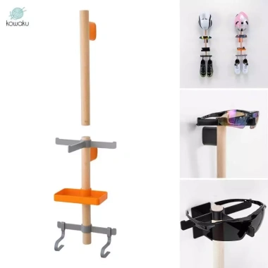 Thiết bị bảo quản đa năng - móc treo mũ bảo hiểm, giày, kính, tiết kiệm không gian nhà để xe gia đình 4