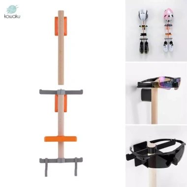 Thiết bị bảo quản đa năng - móc treo mũ bảo hiểm, giày, kính, tiết kiệm không gian nhà để xe gia đình 6