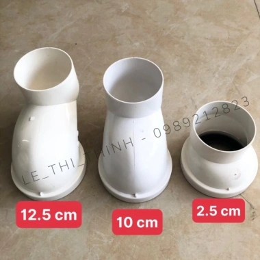 Thiết bị chỉnh lệch tâm bồn cầu 2.5‑12.5cm, ống thoát phi 110mm - 85.000đ 2