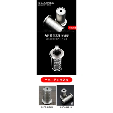 Thiết bị chống bụi thép không gỉ 304 - Vỏ dày vô hình, pin thép, lò xo chống cát - Giá ưu đãi 225.014 VND 6 Thiết bị chống bụi thép không gỉ 304 - Vỏ dày vô hình, pin thép, lò xo chống cát - Giá ưu đãi 225.014 VND 6