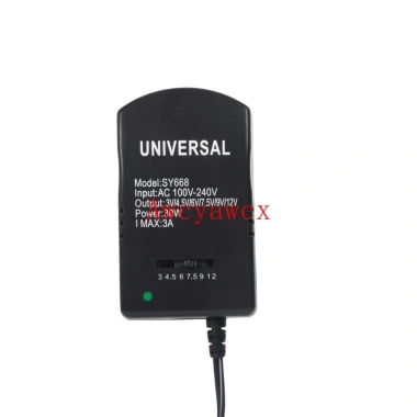 Thiết Bị Chuyển Đổi Nguồn Điện Áp 30W 6 Phích Cắm DC 3V‑12V 1A‑2.5A Giá ưu đãi 44,407 VND