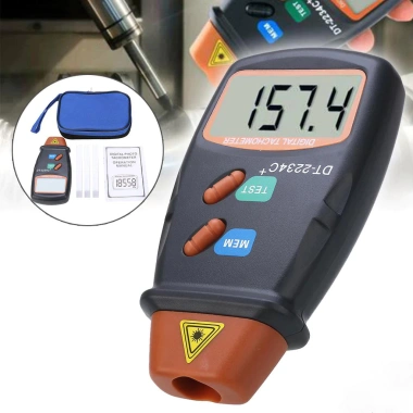 Thiết bị đo tốc độ vòng quay DT2.234C+ laser không tiếp xúc, LCD, pin kèm – Giá chỉ 203.300₫