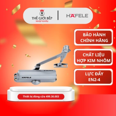 Thiết bị đóng cửa tự động Hafele 499.30.003 - Cơ cấu thủy lực chính xác, bền bỉ, giá ưu đãi 591.624 VND