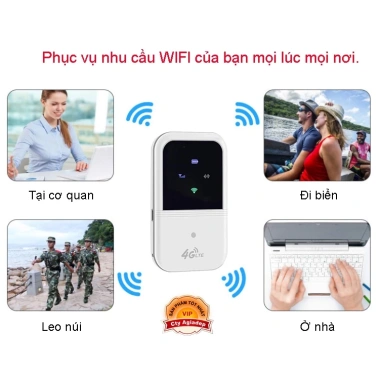Thiết bị lắp SIM phát Wifi 5G/4G/3G pin sạc, tiện dụng cho vùng sâu xa - 599.000₫ 6