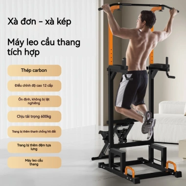 Thiết bị tập thể dục tại nhà: máy leo cầu thang + xà đòn, điều chỉnh độ cao - Giảm 28% 3 Thiết bị tập thể dục tại nhà: máy leo cầu thang + xà đòn, điều chỉnh độ cao - Giảm 28% 3