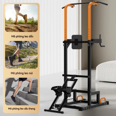 Thiết bị tập thể dục tại nhà: máy leo cầu thang + xà đòn, điều chỉnh độ cao - Giảm 28% 4 Thiết bị tập thể dục tại nhà: máy leo cầu thang + xà đòn, điều chỉnh độ cao - Giảm 28% 4
