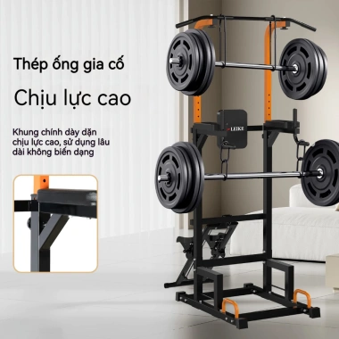 Thiết bị tập thể dục tại nhà: máy leo cầu thang + xà đòn, điều chỉnh độ cao - Giảm 28%