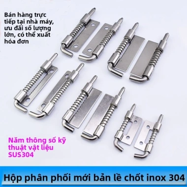 Thiết bị tủ điện thép không gỉ 304 dày CL225-2, chốt phẳng, chốt lò xo, bản lề HQ9T – giá 31.281₫