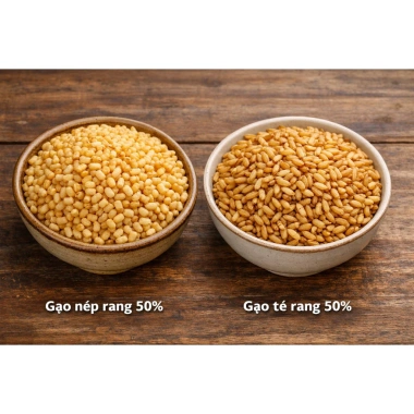 Thính gạo nếp thơm ngon bịch 500g - Giá ưu đãi 59.000đ, giảm từ 71.390đ 2