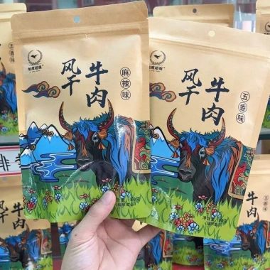 Thịt Bò Khô 80g Không Khí Jerky Gia Vị Tây Tạng Tân Cương Cay Ăn Liền, Giá 346k
