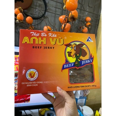 Thịt Bò Khô Anh Vũ 500g - Hương vị đậm đà, quà biếu tặng, giá ưu đãi 595.000₫ 2
