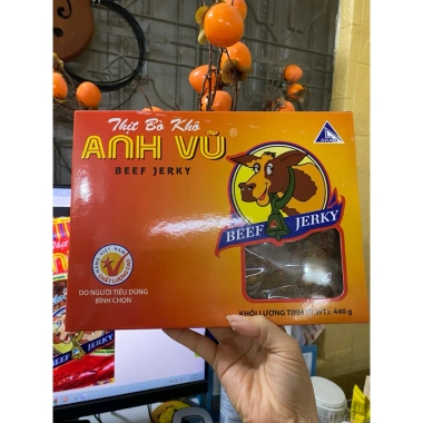 Thịt Bò Khô Anh Vũ 500g - Hương vị đậm đà, quà biếu tặng, giá ưu đãi 595.000₫ 7