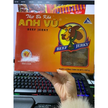Thịt Bò Khô Anh Vũ Quảng Ngãi 440g - Giá ưu đãi 120.000đ, hương vị thơm ngon 3