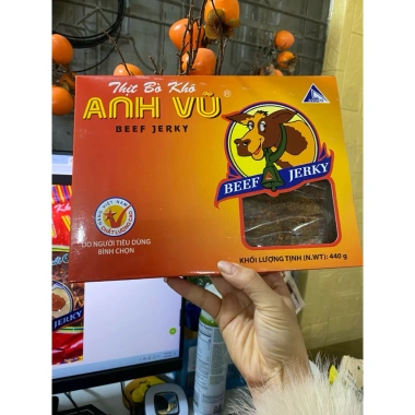 Thịt Bò Khô Anh Vũ Quảng Ngãi 440g - Giá ưu đãi 120.000đ, hương vị thơm ngon 7