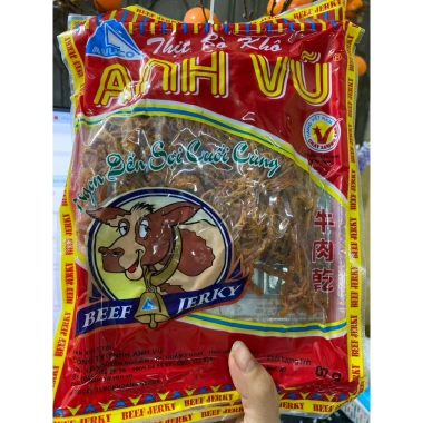 Thịt Bò Khô Anh Vũ Quảng Ngãi 440g - Giá ưu đãi 120.000đ, hương vị thơm ngon 9