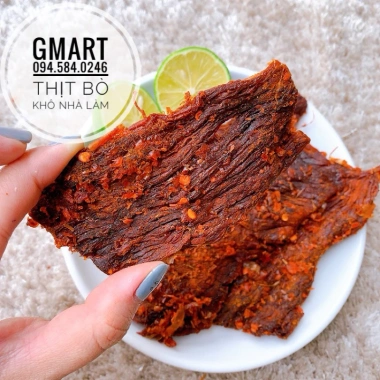 Thịt bò khô miếng 500g bò xịn 100% không pha trộn - Giá ưu đãi 530.000₫