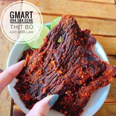 Thịt bò khô miếng 500g bò xịn 100% không pha trộn - Giá ưu đãi 530.000₫