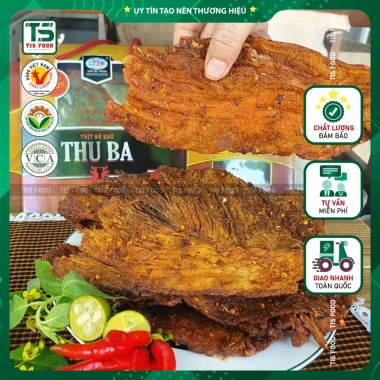 Thịt bò khô Thu Ba 300g - Chuẩn chất lượng, ngon khó cưỡng, giảm giá 288k 6