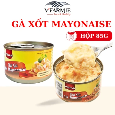 Thịt gà xốt Mayonnaise Vissan 85g - Hộp nhỏ, Chicken Spread, Giá chỉ 26.000đ